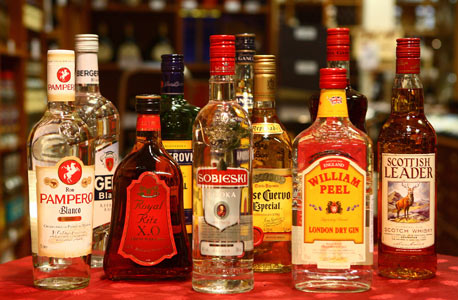 המס המרבי על אלכוהול: עד 100 שקל לבקבוק