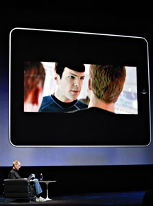 תצוגת סרטים על גבי ה-iPad