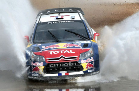 סיטרואן C4 בגרסת WRC, במירוץ שטח במקסיקו בשבוע שעבר. גם לישראל יש פוטנציאל למירוצים בינלאומיים, צילום: רויטרס