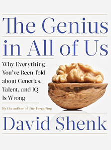 The Genius in All of Us, רב־מכר של העיתונאי דיוויד שנק, כריכת הספר