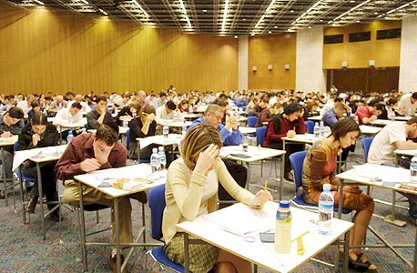 בחינות ההסמכה של לשכת עוה"ד. 2,800 נבחנים, צילום: bar exam