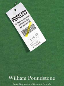 Priceless: The myth of fair value, כריכת הספר