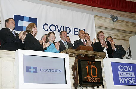 קובידיאן קונה חברת ציוד רפואי ב-2.6 מיליארד דולר
