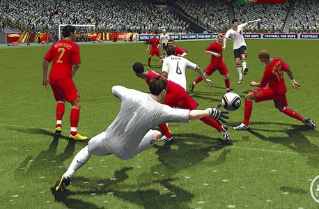 משחק הכדורגל FIFA, צילום מסך
