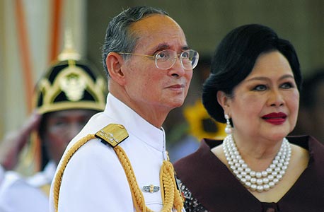מלך תאילנד בומיבול אדולידז ואשתו