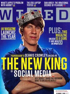 קראולי על שער Wired. הכתרה מוקדמת
