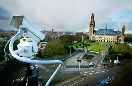 מצלמת אבטחה עירונית בהולנד