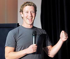 מייסד פייסבוק מארק צוקרברג, צילום: בלומברג