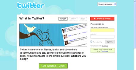 הגלגול הראשון של טוויטר, צילום מסך: twitter.com