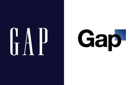 גאפ, הלוגו הישן והלוגו החדש
