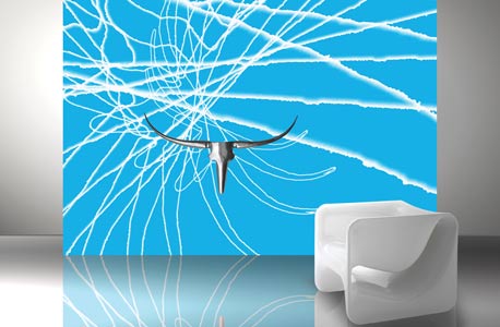 טפט עם קרניים דיגיטליות טפט עם קרניים דיגיטליות