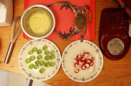 מרכיבי המנה בפומפידו, צילום: עמית שעל
