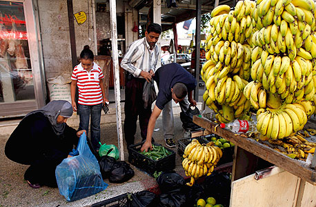 בננות במרכז יריחו, צילום: עמית שעל