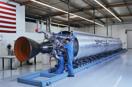  סדנת פרויקט החלל הפרטי ספייס X, אתר SpaceX   