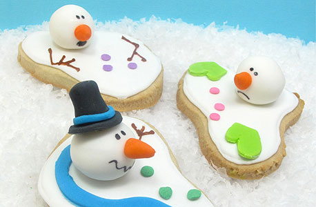 עוגיות איש שלג נמס. מתוך הבלוג