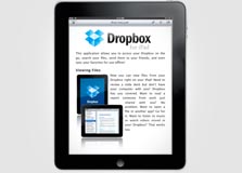 שירות Dropbox לאייפד