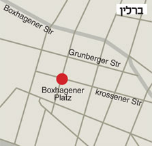 כיכר Boxhagener ברובע פרידריכסהיין