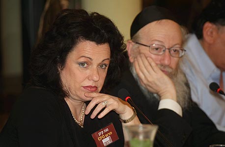 נגה קינן עם יעקב ליצמן, צילום: אוראל כהן