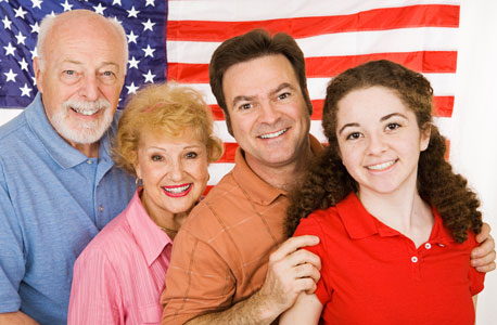 משפחה אמריקאית. איך לא לערב כסף?, צילום:  shutterstock