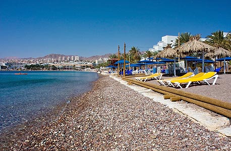 A beach in Eilat. Photo: Shutterstock
