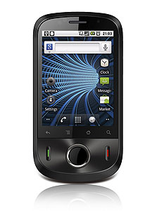 Huawei Ideos U8150. מערכת ההפעלה לא מותאמת למסך הקטן, צילום מסך: huaweidevice.com