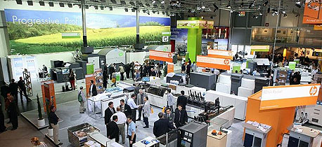 דוכן HP בתערוכת דרופה