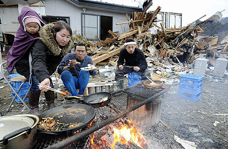 רעידת האדמה ביפן, צילום: איי פי