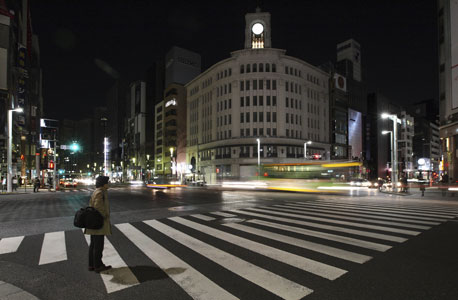 רחובות טוקיו ריקים, צילום: בלומברג