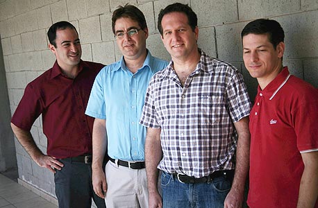 אנשי פלטוניקס. מימין: איתי שירב, שי ברגר, איתי זנדבנק וישי בארי