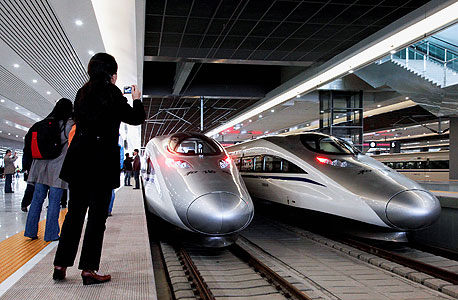 רכבת מהירה בסין, צילום: בלומברג