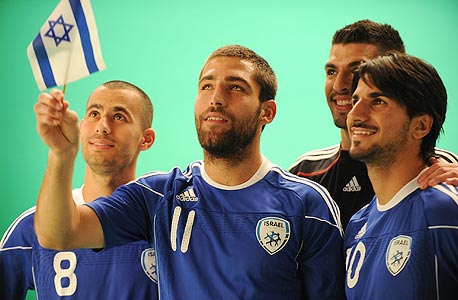 כוכבי נבחרת ישראל. שחקני הנבחרת שווים כ-44 מיליון יורו, צילום: ישראל הדרי