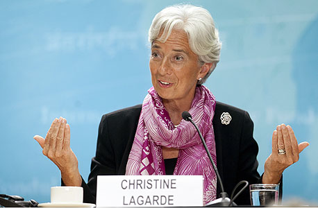 כריסטין לגארד יו"ר קרן המטבע העולמית , צילום: בלומברג
