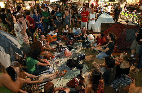 המאהל ברחוב רוטשילד