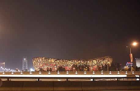 מתכוננים לפתיחת המשחקים - איצטדיון ה"קן" בבייג'ין