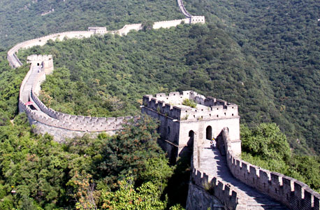 החומה הסינית. אילוסטרציה