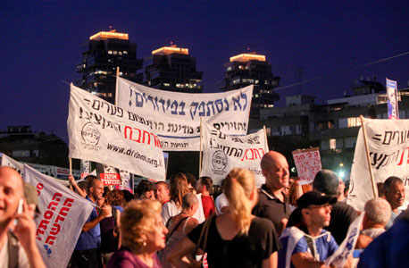 "הפגנת המיליון" בתל אביב, ספטמבר 2011, צילום: אריאל שרוסטר