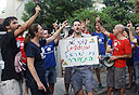 סטודנטים מפגינים, צילום: אוראל כהן
