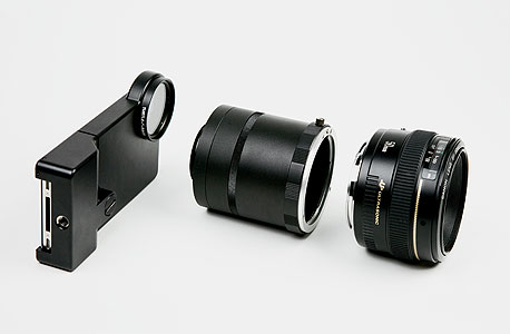 מתקן לעדשות SLR עבור אייפון מתקן לעדשות SLR עבור אייפון