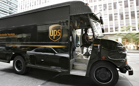 שורת הרווח אכזבה: UPS, צילום: בלומברג