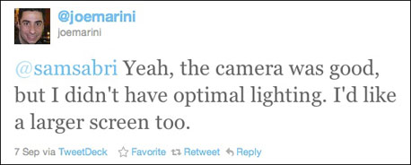 אחד הציוצים של מריני. עלה לו ביוקר