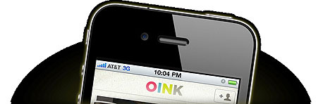 האפליקציה Oink של מילק. לעשות גוגל לעולם האמיתי