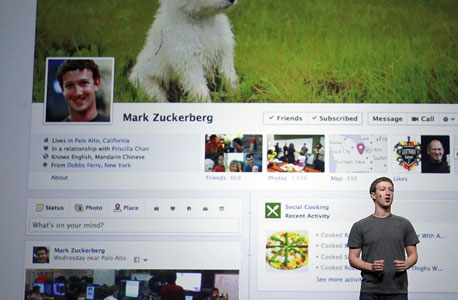 צוקרברג מציג את השינויים החדשים בפייסבוק. זרם עדכונים אינסופי, צילום: איי פי