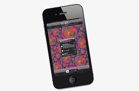 מערכת ההתראות החדשה ב-iOS 5, צילום: אי פי אי