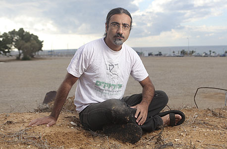 דרור עזרא מהירוקים בחוף זבולון, הרצליה, צילום: אוראל כהן