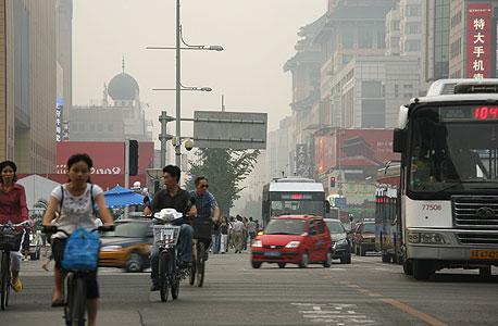בייג'ינג. זיהום אוויר חמור