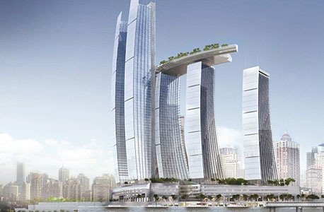הפרויקט הסיני (הדמיה) מתחם ענק של 10 מיליון מ"ר בצ'ונגצ'ינג. מיועד לשימוש מעורב של משרדים, מגורים ומסחר