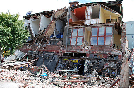 קרייסטצ'רץ' ברעידת האדמה ב-2011