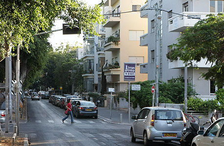 שדרות רוטשילד בתל אביב. מספר המזקיעים זינ ב-35% בחודש מרץ