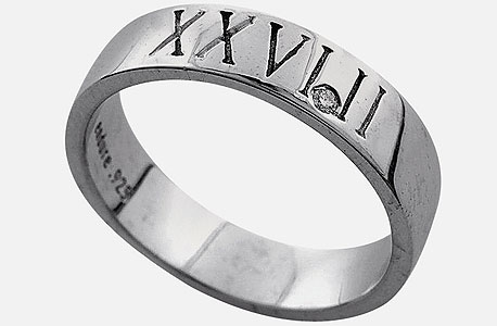 טבעת כסף עם יהלום טבעת כסף עם יהלום