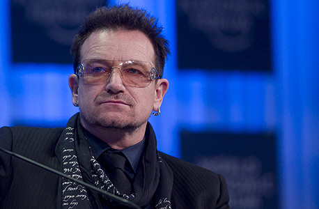 סולן U2, בונו, צפוי להיות האמן העשיר ביותר בעולם בעקבות ההנפקה, צילום: בלומברג